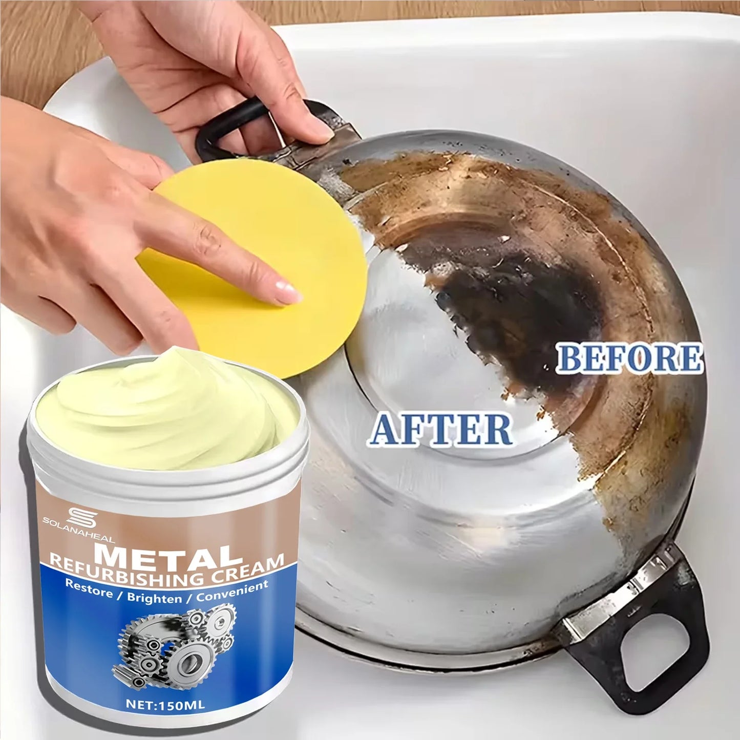 Professional Metal Polishing Paste – Chrome & Auto Care