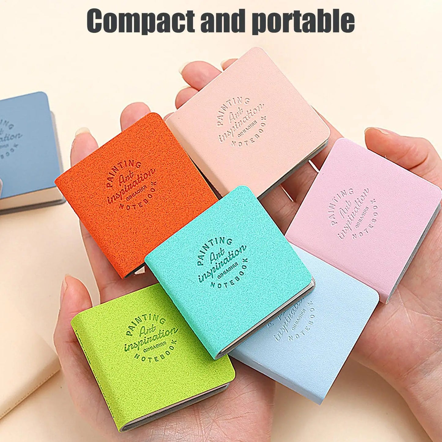 Mini Pocket Sketchbook Set of 3 | 300gsm Blank Art Paper, 48 Sheets