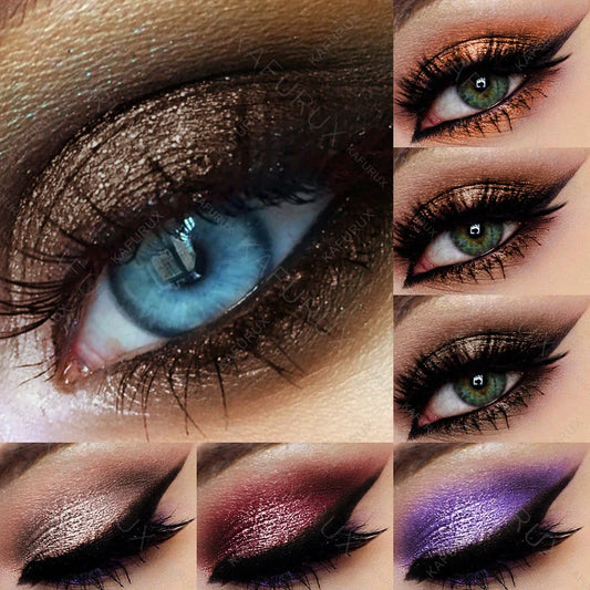 KAFURUX Metallic Glitter Eyeshadow Pencil – Waterproof Shimmer Eyeshadow Pencil Oasis Select
