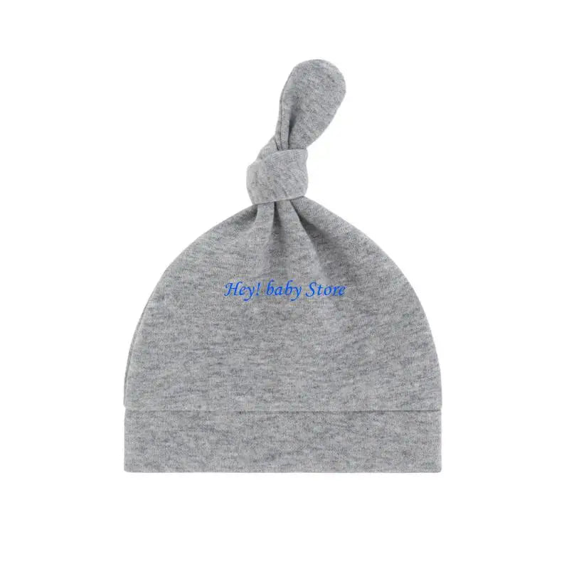 Soft Cotton Knotted Baby Hat – Newborns & Infants 0–24M