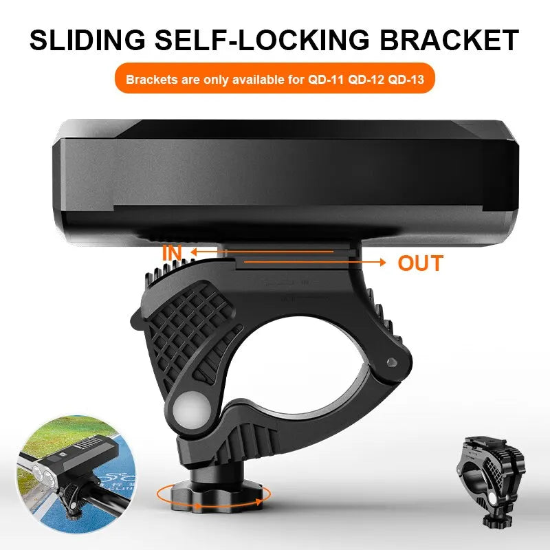 X-Tiger 1800 Lumen Bike Headlight – 5200mAh Rechargeable LED