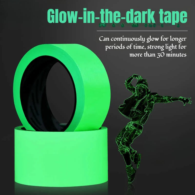 Glow in the Dark Tape | Self-Luminous Fluorescent Adhesive
