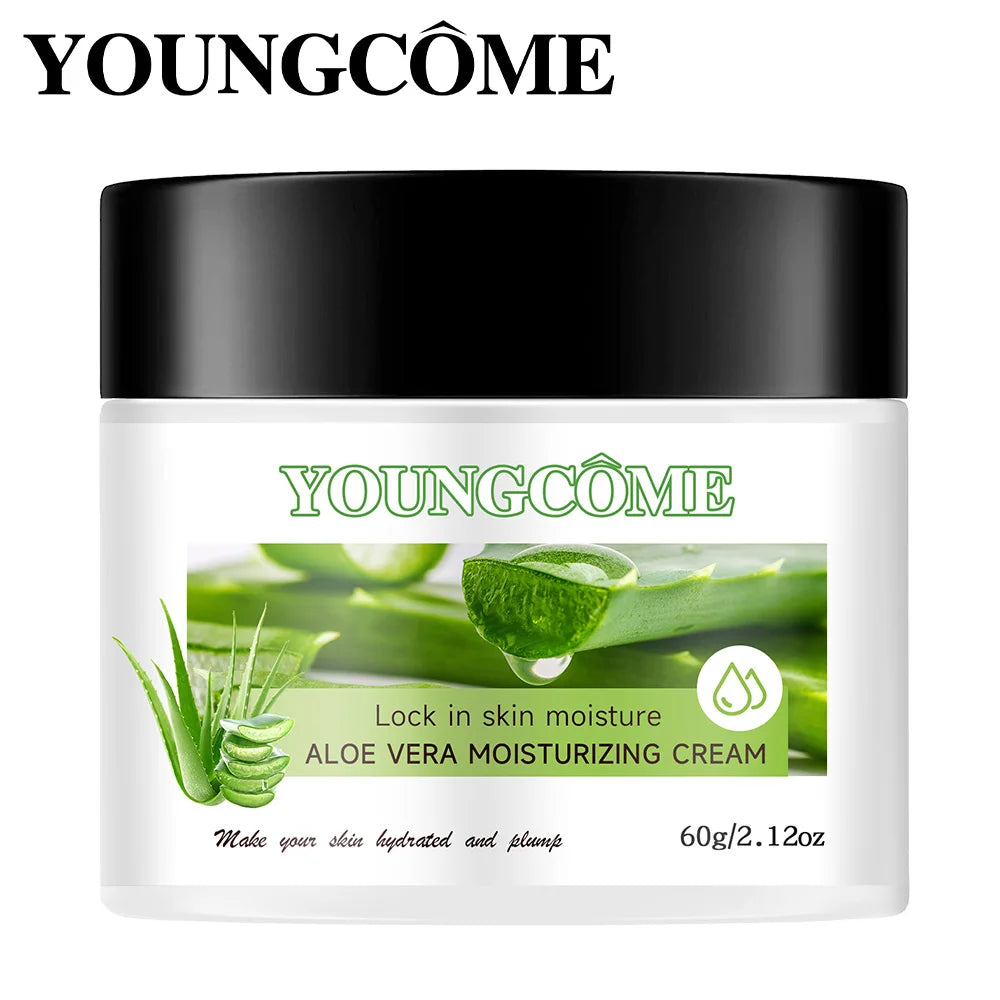 Aloe Vera Face Cream Hyaluronic Acid – Anti-Wrinkle & Pore Care Aloe Vera Face Cream Peaceful Pleasures Health and Wellness