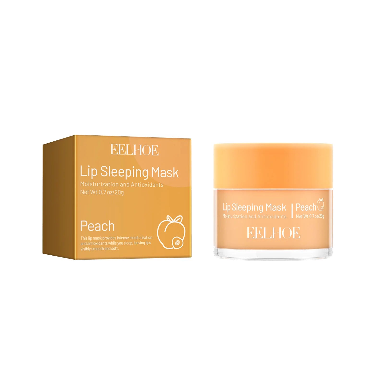 Day & Night Repair Lip Balm Mask – Moisturizing & Healing Lip Care Peaceful Pleasures Health and Wellness Peach