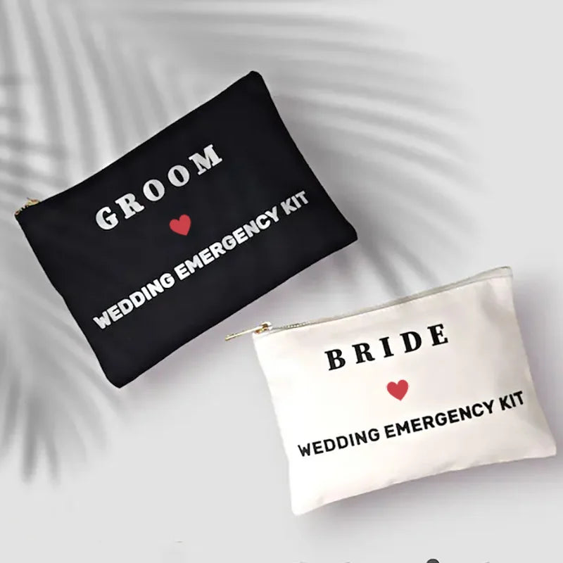 Mr & Mrs Wedding Day Survival Kit Bag | Bride & Groom Gift Wedding Gift Bag Peaceful Pleasures Health and Wellness