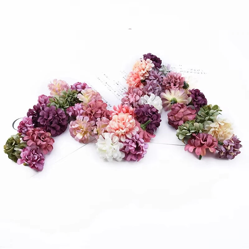 Artificial Silk Hydrangea Flowers – Wedding & Home Decor 20/40pc