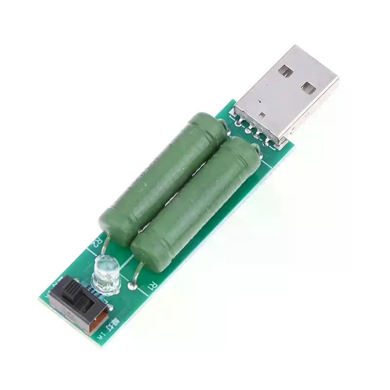 Mini USB Load Tester Power Bank Discharge Resistor 1A/2A