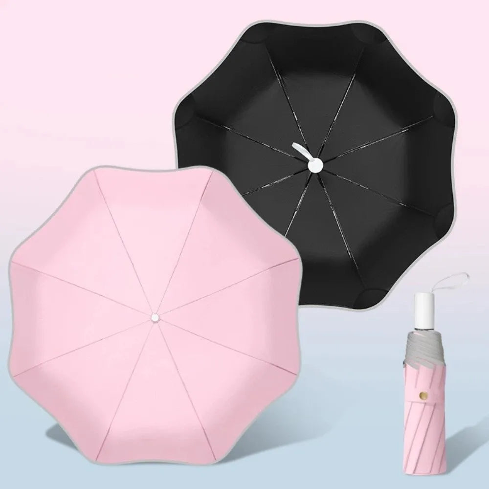 UV Protection 3-Fold Windproof Sunshade Umbrella | Reflective Edge