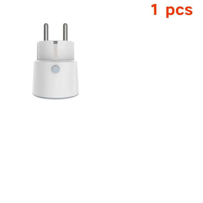 TUYA Smart Plug Matter Wi-Fi Socket 16A Smart Timer Outlet Power Monitor Support Homekit Work With Google Home Alexa Peaceful Pleasures Health and Wellness 1 Pcs