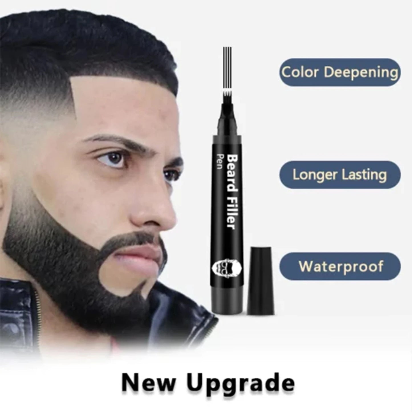 East Moon Beard Filler Pen Set – Black & Brown, Waterproof