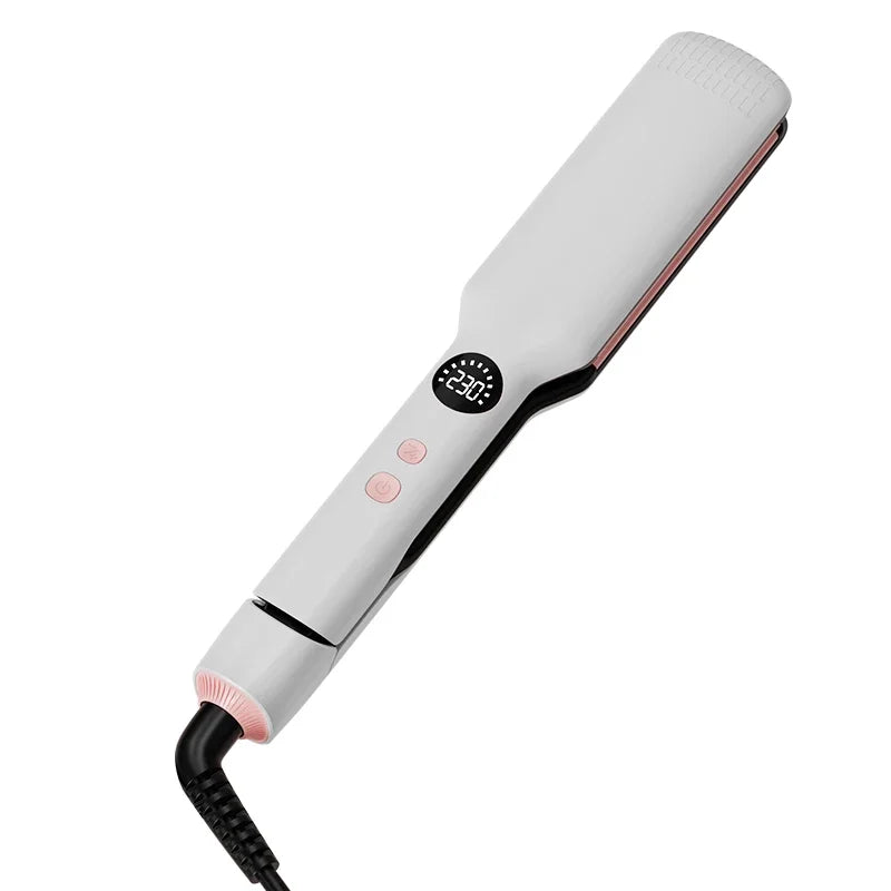 URGGU Wide Plate Hair Straightener – Oil Coating & PTC 60W