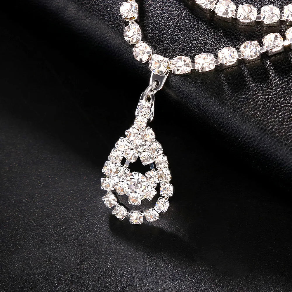 Rhinestone Heart Belly Chain | Double Row Crystal Waist Belt Belly Chain Jewelry Peaceful Pleasures Health and Wellness