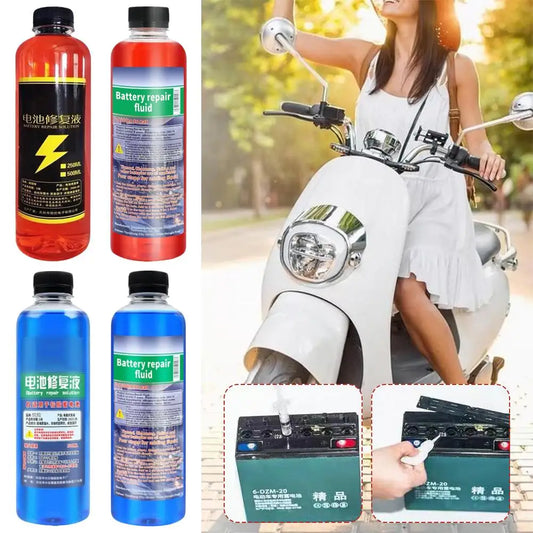 500ml Car Battery Repair Liquid Solution Battery Acid Solution For Battery Renewal Acid Battery Restore Liquid Terminal Cle Peaceful Pleasures Health and Wellness