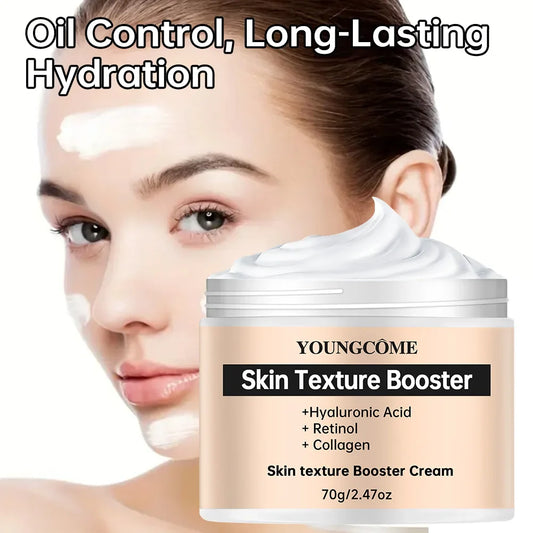 YOUNGCOME Skin Texture Booster Cream – Hyaluronic Acid & Retinol Face Moisturizer Cream Oasis Select