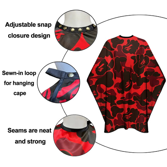 Professional Waterproof Hairdressing Apron Set Anti-Static Barber Cape Salon Tools for Men Haircut Stylist Work Gifts Peaceful Pleasures Health and Wellness