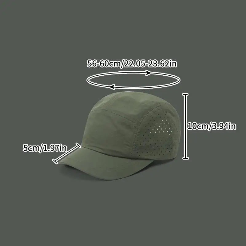 Breathable Mesh Baseball Cap – Unisex Sun Hat for Hiking
