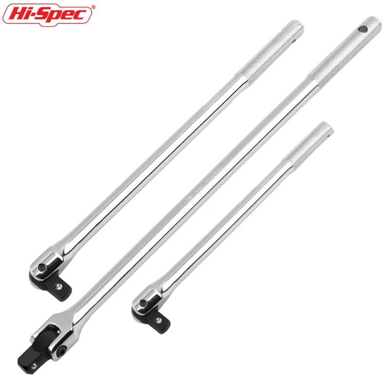 1/2" Drive Breaker Bar Rotating Flex Head Extension Professional CRV Steel Heavy Duty Wrench for Extra Torque Auto Repair Peaceful Pleasures Health and Wellness