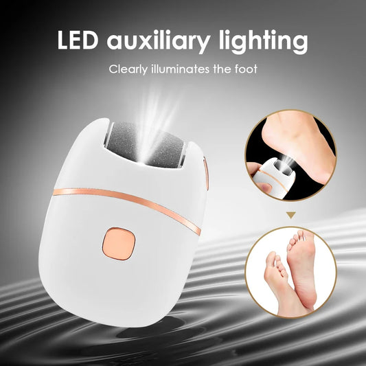 Hailicare Electric Foot File & Callus Remover | USB Rechargeable Electric Foot File Oasis Select