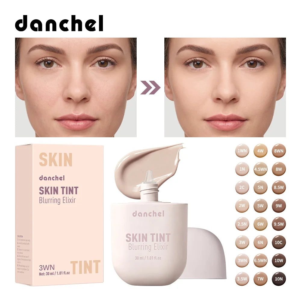 Skin Tint Blurring Elixir Even Skin Tone 12h Long-lasting Natural Finish Hide Pores Fine Lines Lightweight Breathable Skin Tint Peaceful Pleasures Health and Wellness