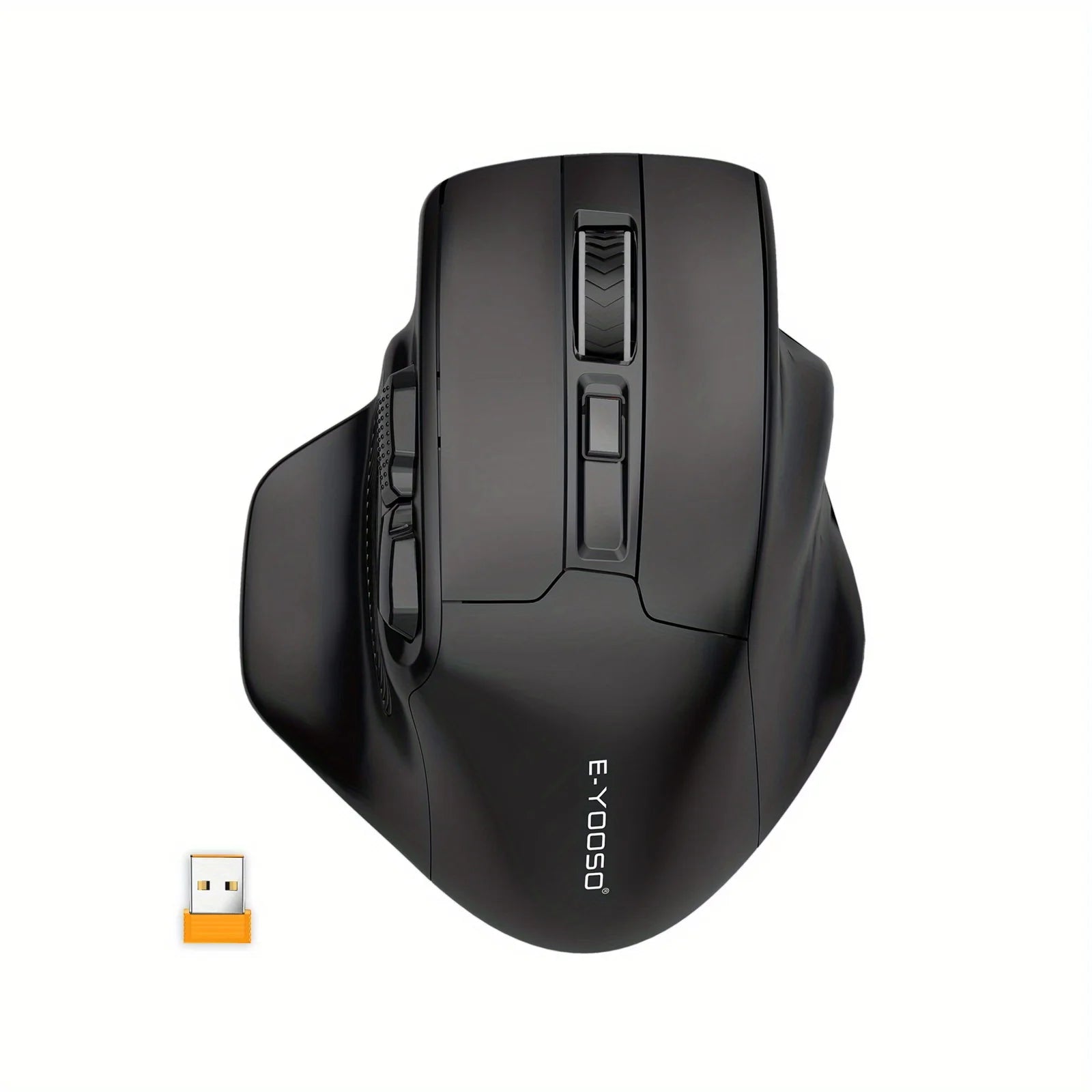 E-YOOSO X-31 2.4G Wireless Ergonomic Gaming Mouse, 4800 DPI Sweatproof & Slip-Resistant Large Optical Mouse for PC, Mac, Laptop Peaceful Pleasures Health and Wellness