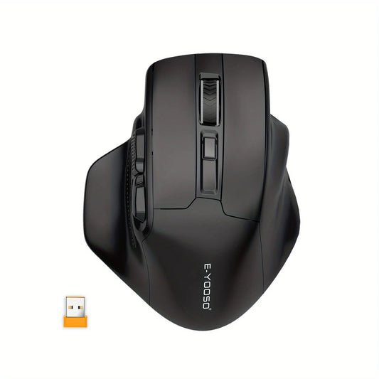 E-YOOSO X-31 2.4G Wireless Ergonomic Gaming Mouse, 4800 DPI Sweatproof & Slip-Resistant Large Optical Mouse for PC, Mac, Laptop Peaceful Pleasures Health and Wellness