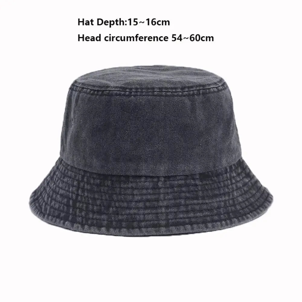 Unisex Cotton Bucket Hat | Sun Protection Fisherman Cap