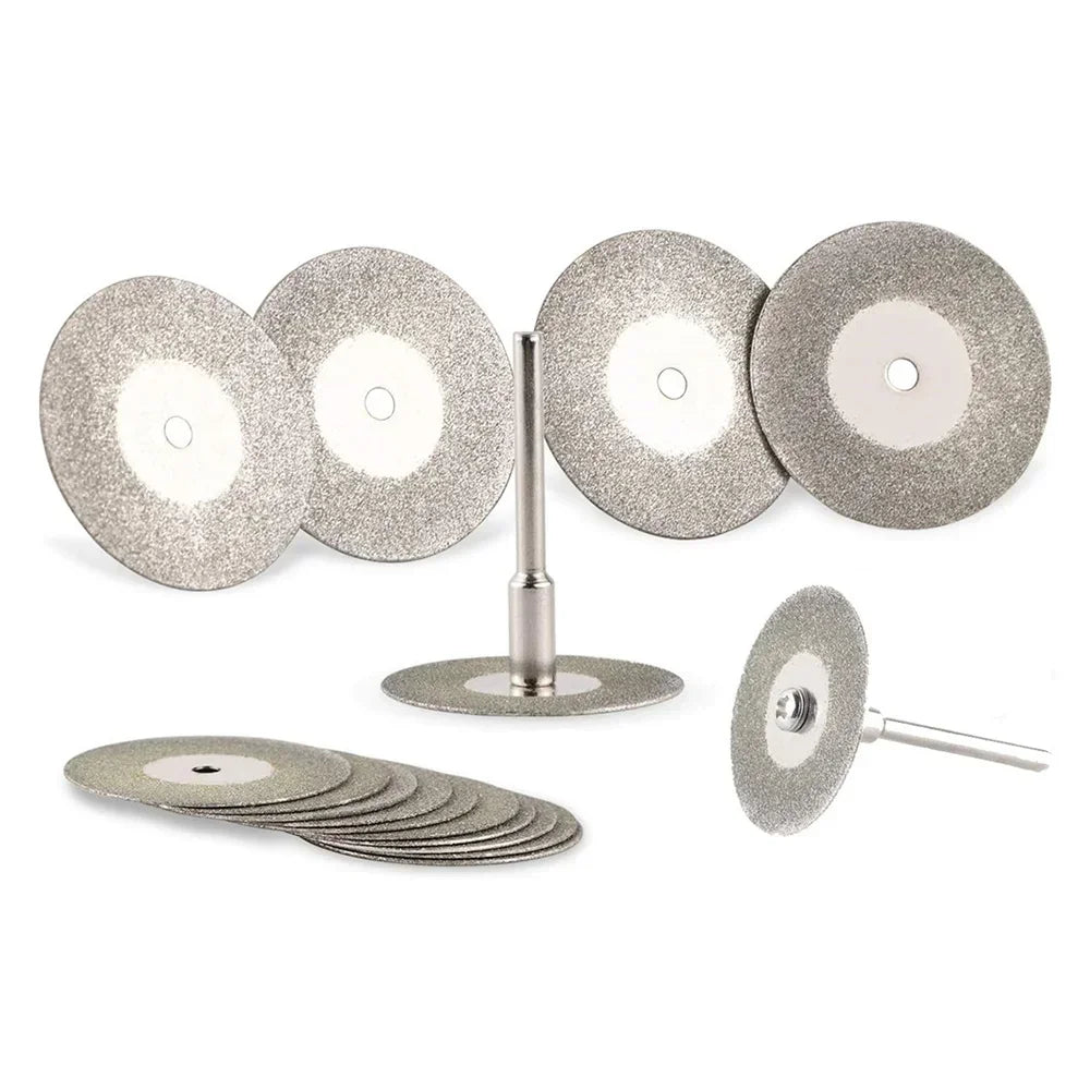 1/2 Set (Each Set Contains 12 Pieces) of Electric Grinding Accessories, Grinding Wheel Cores for Metal Cutting Rotary Tools, Electric Grinder Parts Peaceful Pleasures Health and Wellness