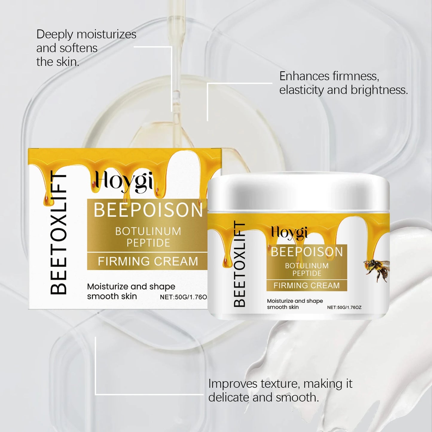 Hoygi Bee Venom Cream – Anti-Wrinkle Firming Face Moisturizer