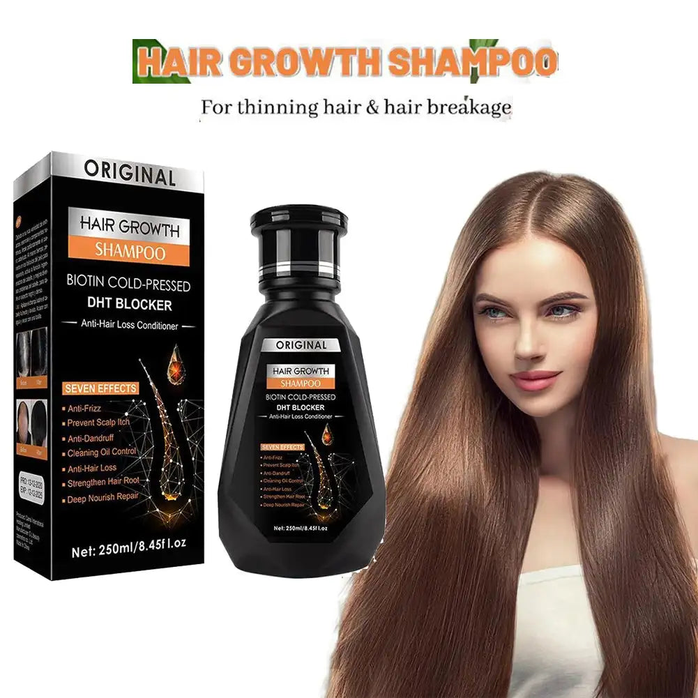 Biotin Ginger Shampoo for Hair Growth – 250ml Hair Care Peaceful Pleasures Health and Wellness