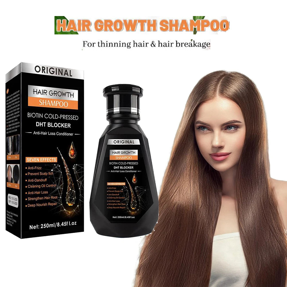 Biotin Ginger Shampoo for Hair Growth – 250ml Hair Care Peaceful Pleasures Health and Wellness