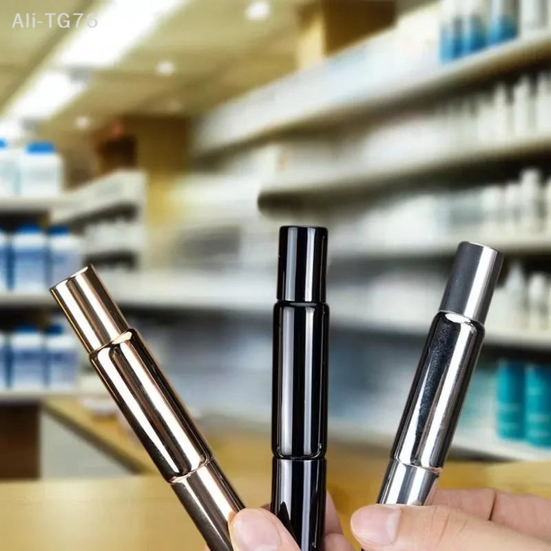 Dual Head Refillable Perfume Glass Bottle – Spray & Roller