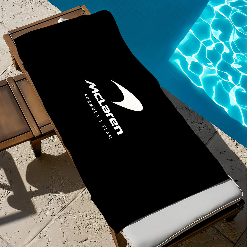 McLaren Racing Logo Quick-Dry Sports Beach Towel | Multi-Size