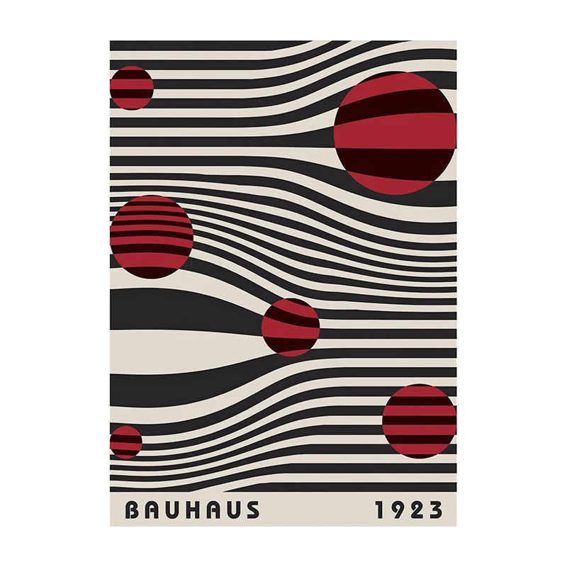 Bauhaus Exhibition Poster Chair Canvas Painting Bauhaus Print Wall Art Picture for Living Room Cuadros Home Decoratio Peaceful Pleasures Health and Wellness