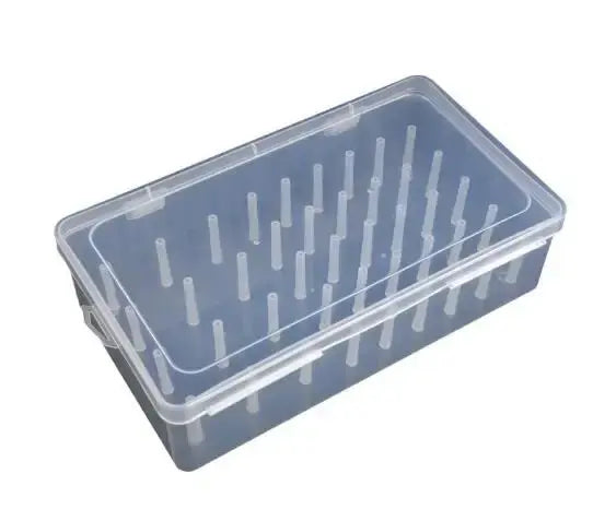 42 Axis Transparent Needle And Thread Box Household Multi-Functional Storage Set - Sorting Thread Box with Clear View Peaceful Pleasures Health and Wellness Transparent color