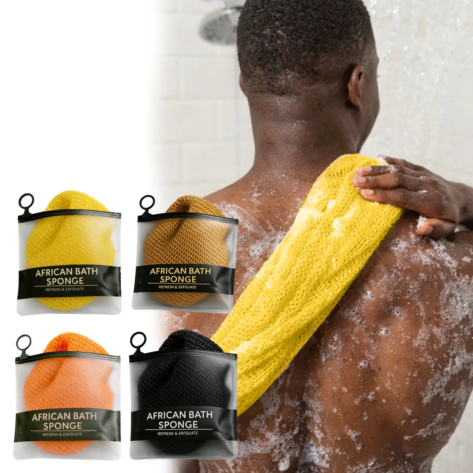 Exfoliating Scrub Bath Towel Effective Clean Back Skin Gently Remove Dead Skin Dirt Smooth Rough Skin Durable Bath Cleanse Tool Peaceful Pleasures Health and Wellness