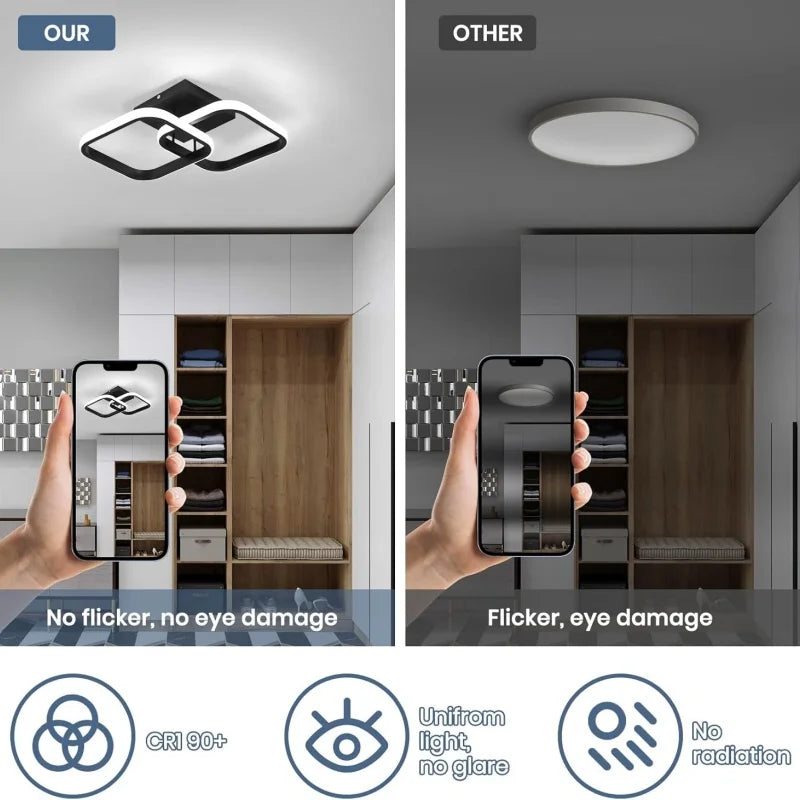 RUNTOIN Nordic LED Ceiling Light | Modern Home Lamp
