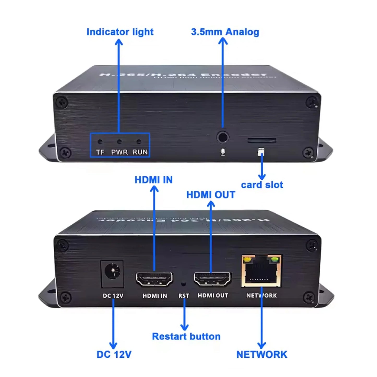 Tuoying H.265/H.264 HD-to-IP Encoder – IPTV & NVR