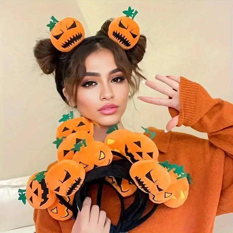 Halloween Devil Horn Headband – Costume Party Hair Hoop