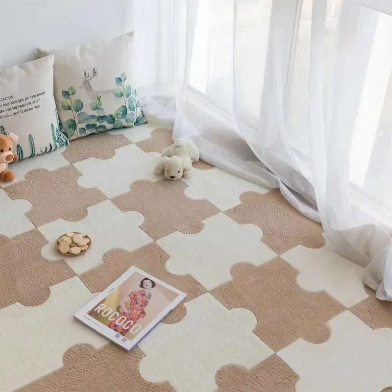 Interlocking Floor Carpet Tiles 30×40cm | Washable Play Mat