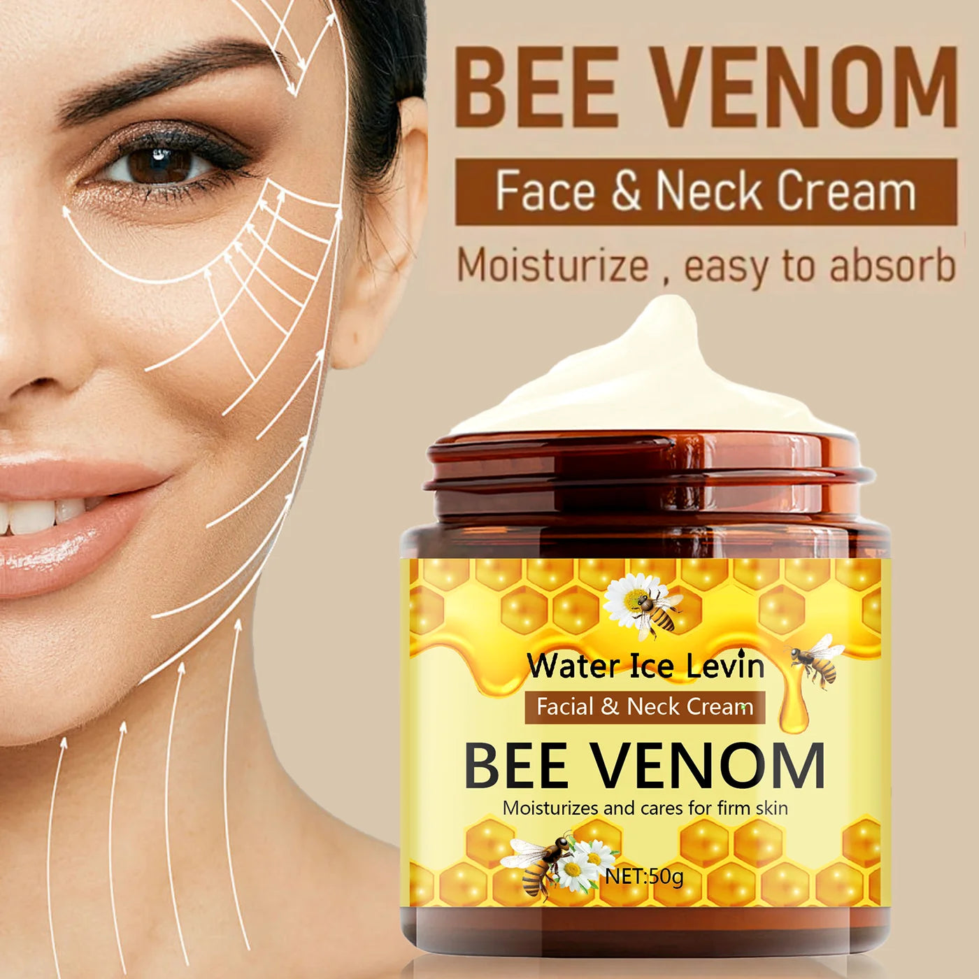 Bee Venom Face Cream – Brighten Skin & Fade Dark Spots Brightening Face Cream Peaceful Pleasures Health and Wellness