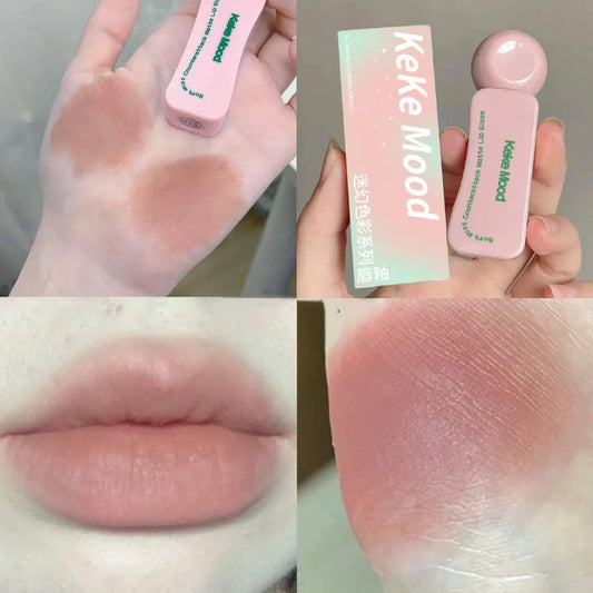 Velvet Matte Lip Mud – Nude Pink Moisturizing Lip Glaze Matte Lip Glaze Peaceful Pleasures Health and Wellness 01
