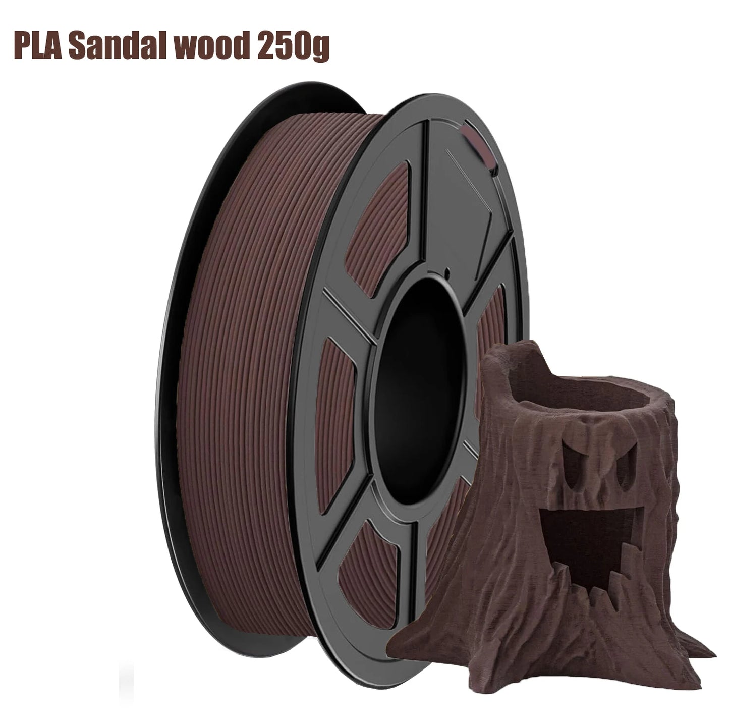 Wood PLA Filament 1.75mm Bundle – 4 Colors, Vacuum Packed