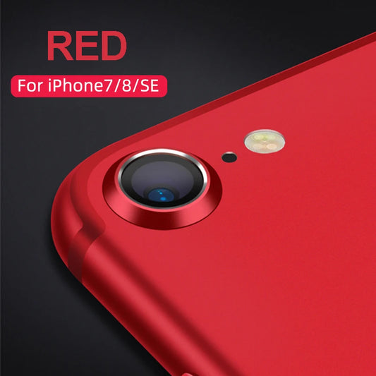 Lens Protection Circle For iPhone7 8 SE2 Bulletproof Screen Protector Camera Metal Phone Protective Cover Glass Film Accessories Peaceful Pleasures Health and Wellness