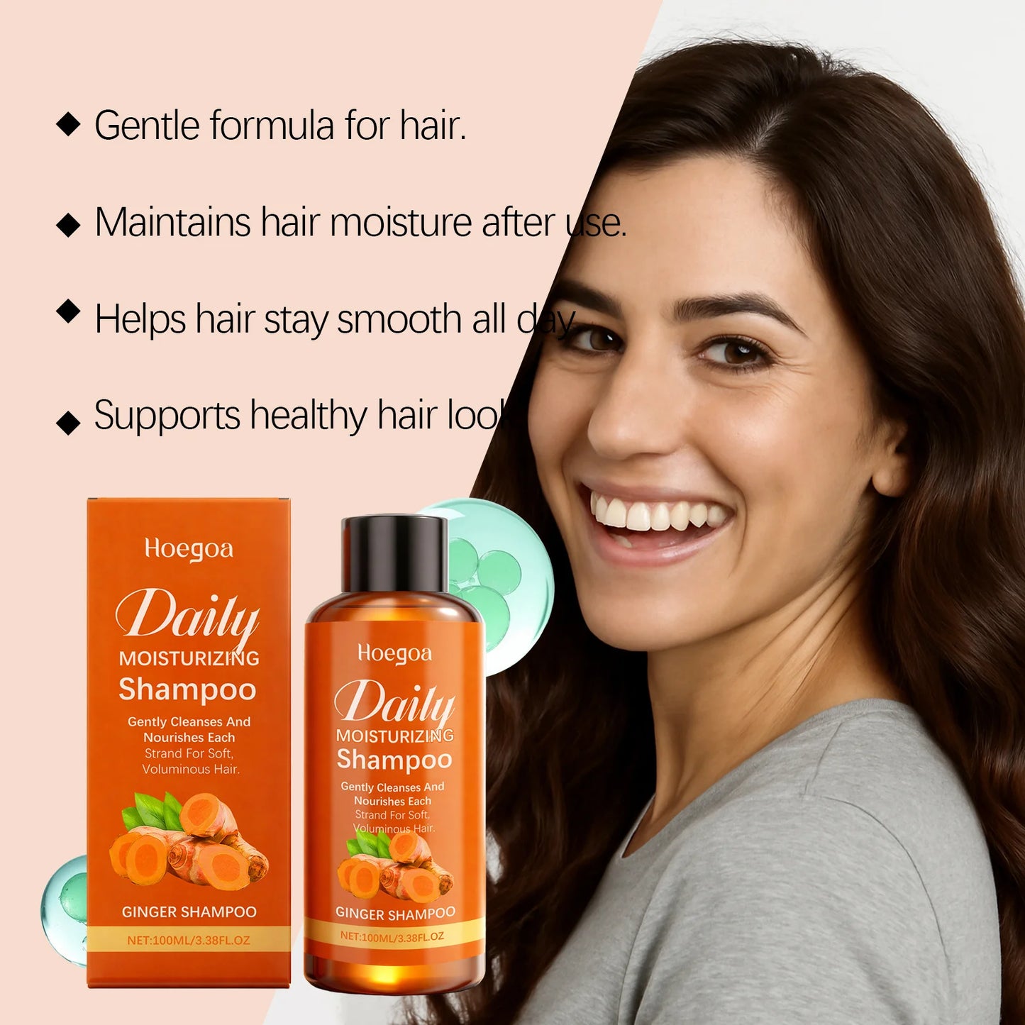 HOEGOA Ginger Shampoo – Anti Hair Loss & Hair Growth 100ml