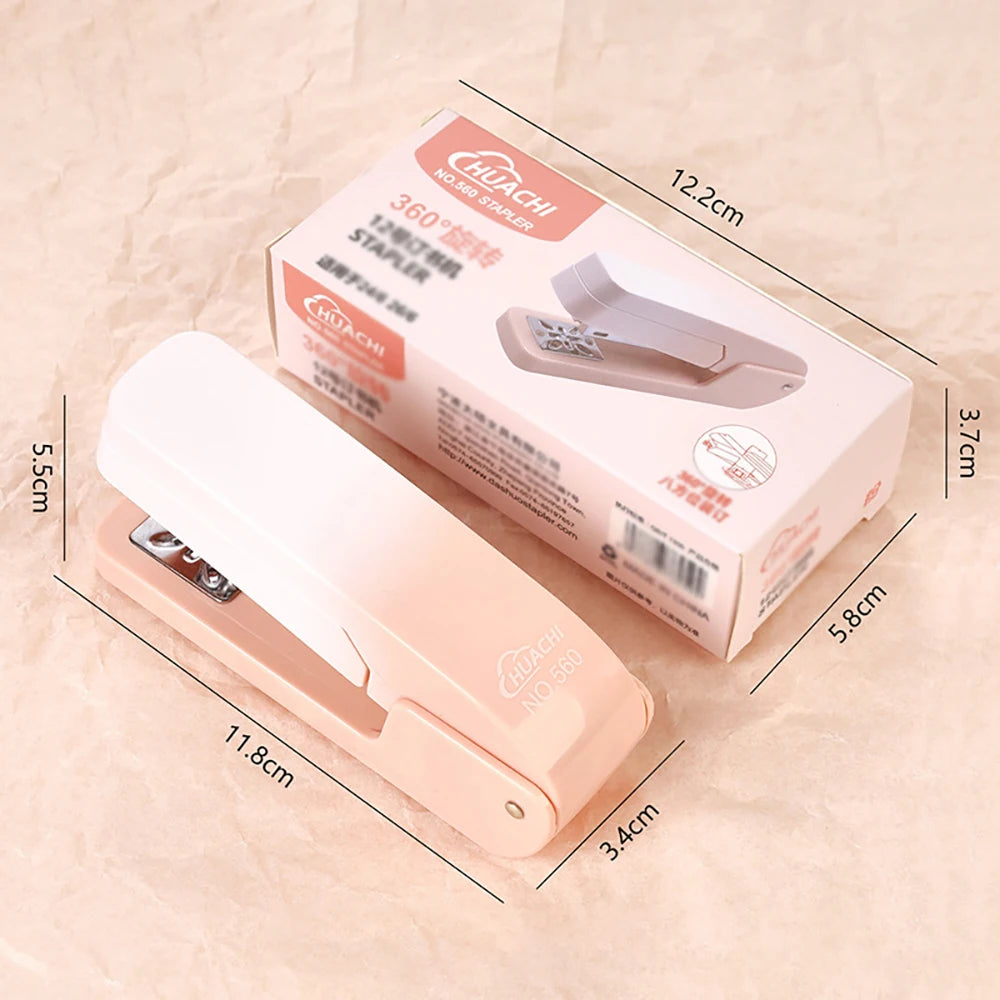 Stapler Beauty Gradient 360 Degree Rotating Multi Functional Student