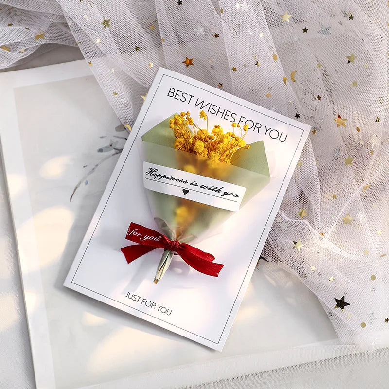 Handmade Floral Greeting Card – Birthday, Mother's Day & More