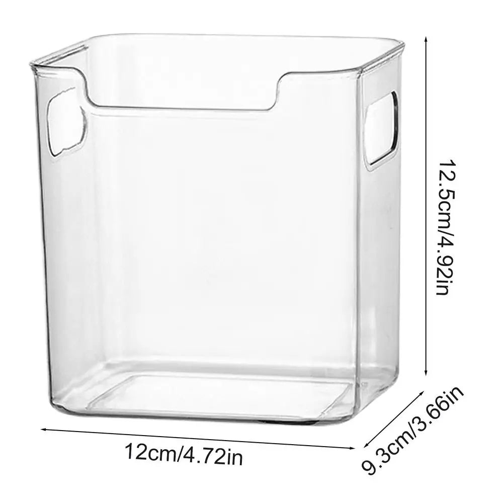 Clear Stackable Fridge Organizer Bins – BPA-Free Storage Boxes