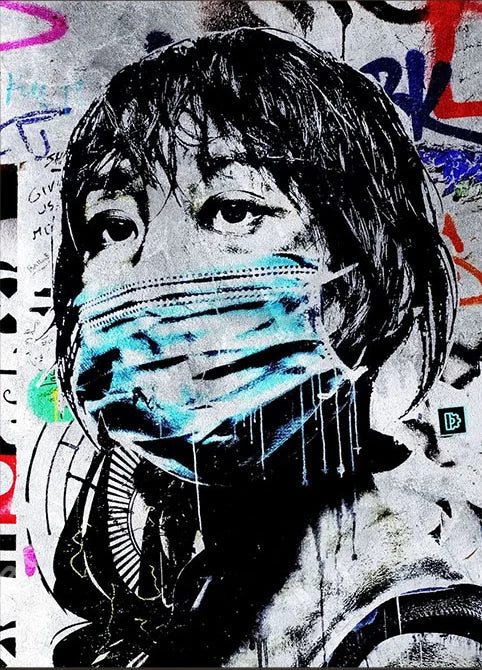 Banksy Game Changer Nurse Tribute Poster Wall Art Canvas Painting Living Room Pictures Bedroom Office Cuadros Home Decoration Peaceful Pleasures Health and Wellness 10 30x40cm Unframed