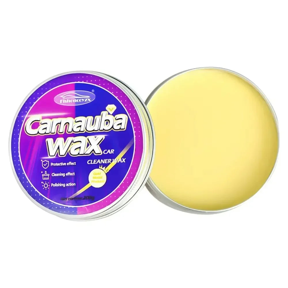 Car Wax Auto Paint Care Carnauba Paste Wax Brazilian Polishing Wax Paste High Gloss Shine Super Hydrophobic Coating Glazing Peaceful Pleasures Health and Wellness For all color