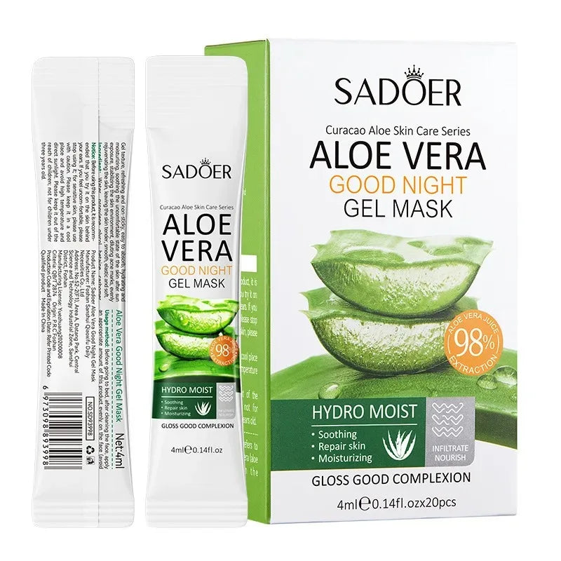 Sadoer Aloe Vera Overnight Sleeping Face Mask – 20 Pcs